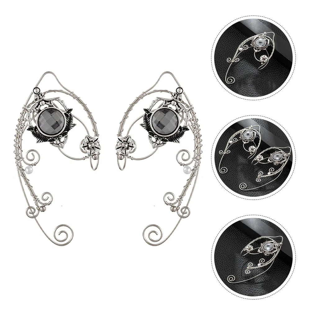 

Fairy Ears Jewelry Earring Cuff No Pierced Temperament Elf Cuffs Alloy Earrings