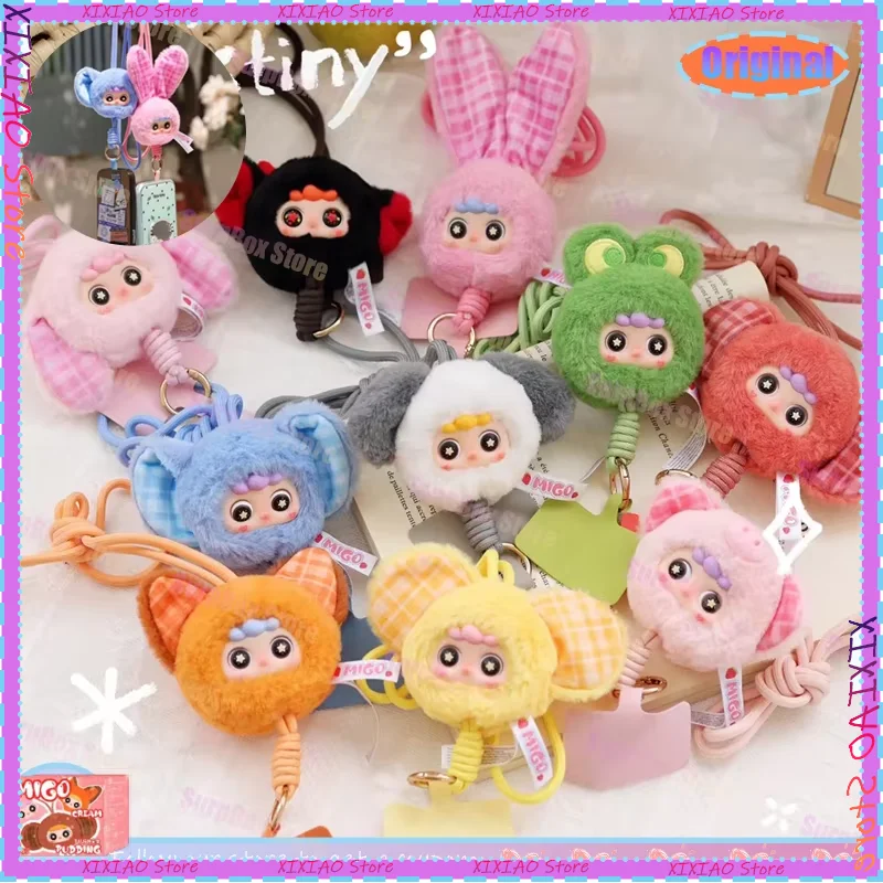 

Новый ремешок для телефона Migo, мини-серия - виниловая слепая коробка, подвеска, милая кукла, фигурка, игрушка для ребенка, подарок на день рождения, Хэллоуин, натуральная