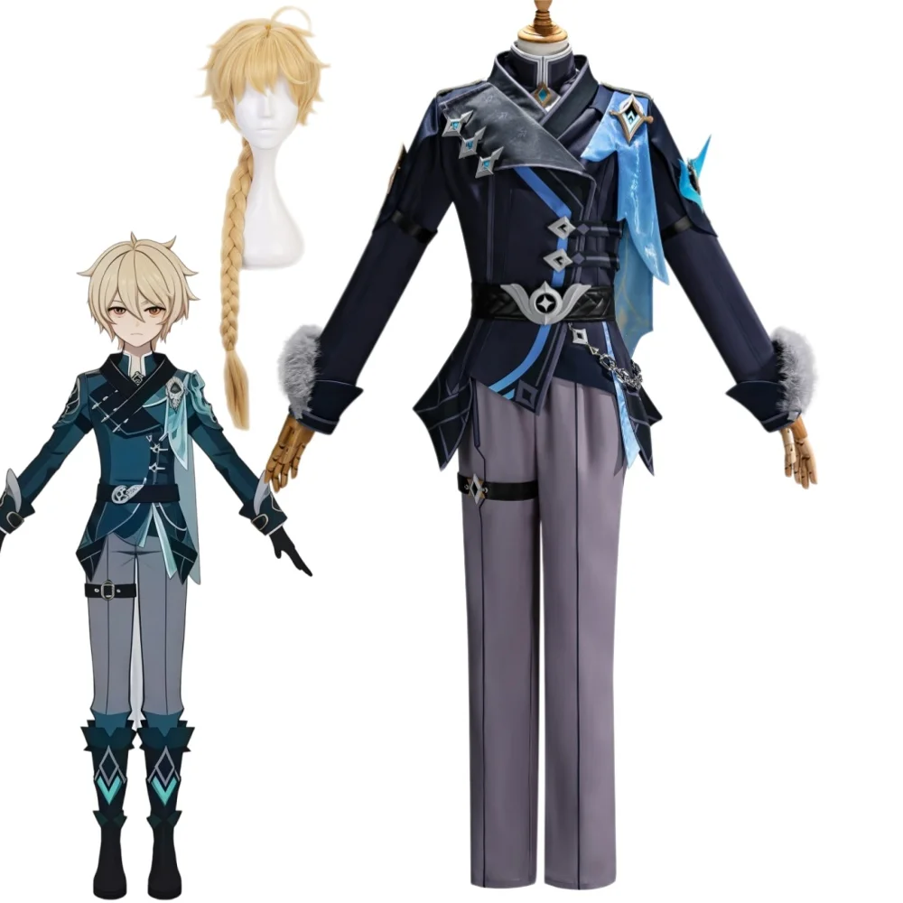 Game Genshin Impact Aether Cosplay Costume Aether Cosplay Costume Outfits Halloween Party