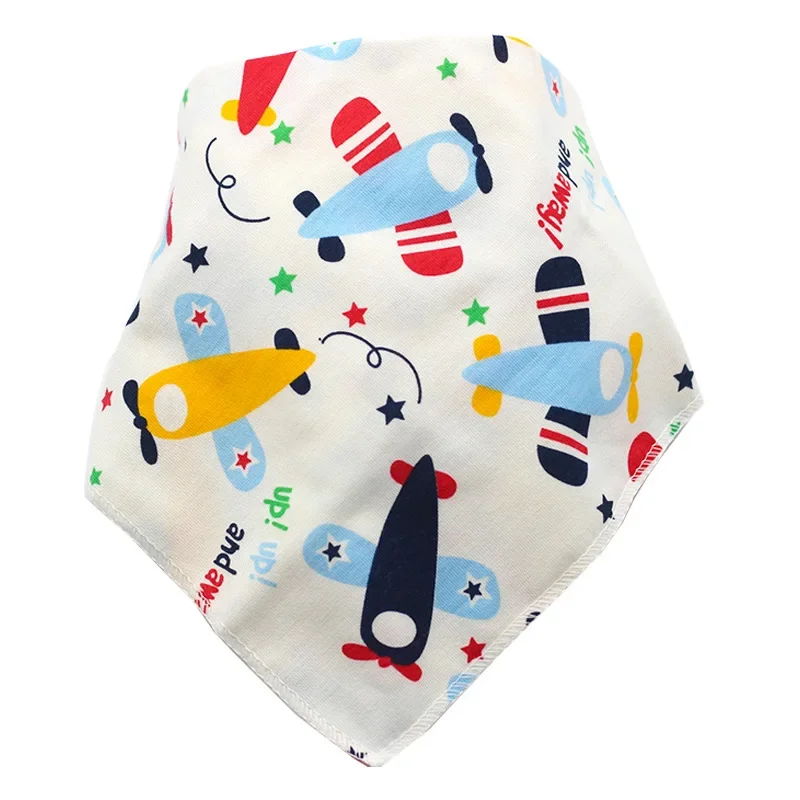 1Pc Cotton Bandana Bibs for Baby Children Boys Girls Bibs Newborn Cotton Saliva Towels Cartoon Infant Toddler Neck Scarf Stuff