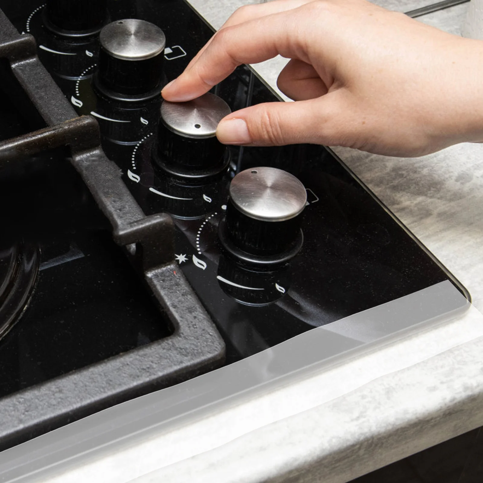 

21 Inch Silicone Stove Gap Cover Non Slip Oven Side Guard Kitchen Protector Easy Clean Gas Stove Seal Slit Filler Storage Tool