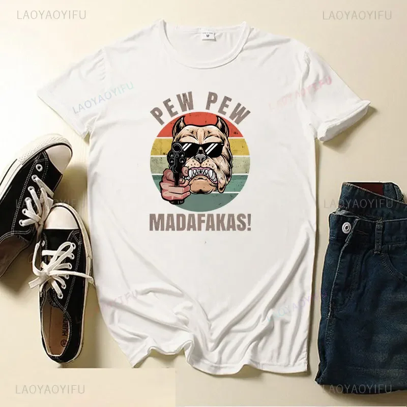 

Pew Madafakas Woman Tshirt Cute Black Cats Graphic Shirt Mens Fashion Brand LooseT-Shirt for Men Casual Tops Short Sleeve Summer