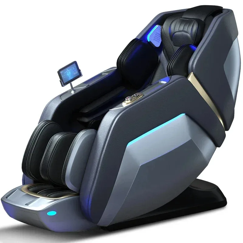 

4D Zero Gravity Full Body Massage Chair with Voice Control, Heating Backrest, Bluetooth Speaker, Airbag Massage Chair