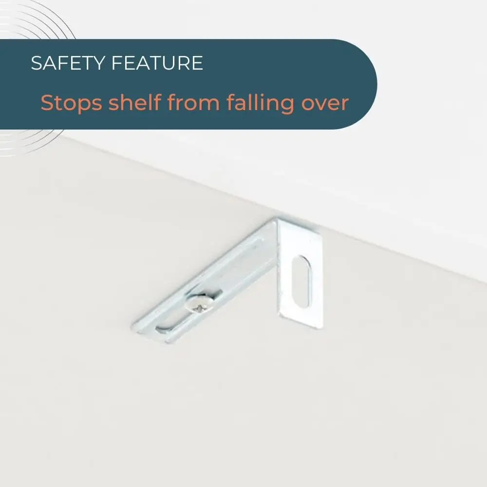 Toy Storage Organizer with 8 White Toy Bins – Kids Toy Shelf