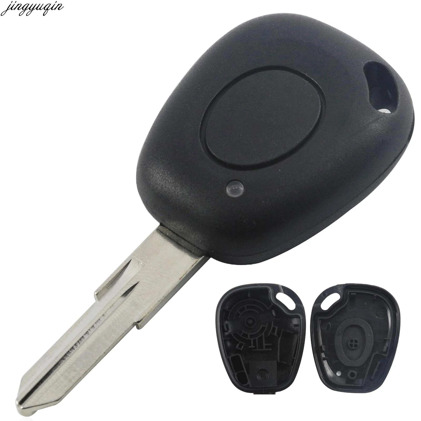 Remote Key Case Control Car Borsette per Renault Megane Scenic Laguna Espace Clio 1 Button Uncut NE73 Lama di Ricambio per Auto copertura