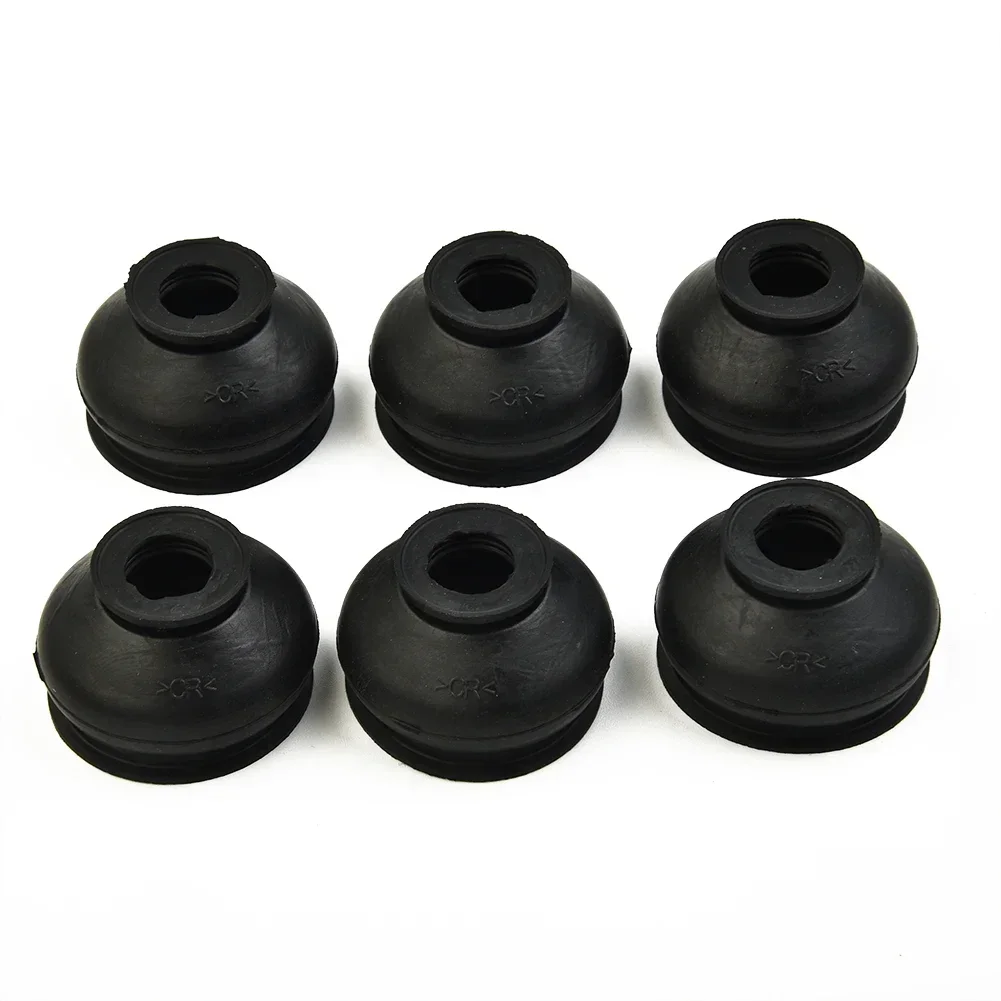 6pcs Universal HQ Rubber Tie Rod End Ball Joint Dust Boots Dust Cover Boot Gaiters For Chinese ATV Quad Go Kart