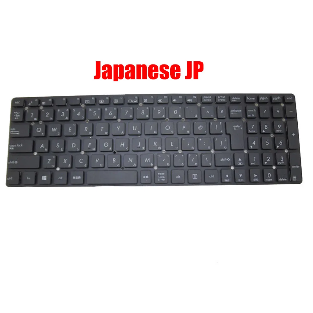 Tastiera portatile per ASUS R700A R700VD R700VJ R700VM Nera senza cornice BE\GR\JP\SP\TR\US