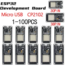 ESP32 Development Board Micro USb CP2102 30P 38P WiFi+Bluetooth Ultra-Low Power Consumption Dual Core Wireless Module
