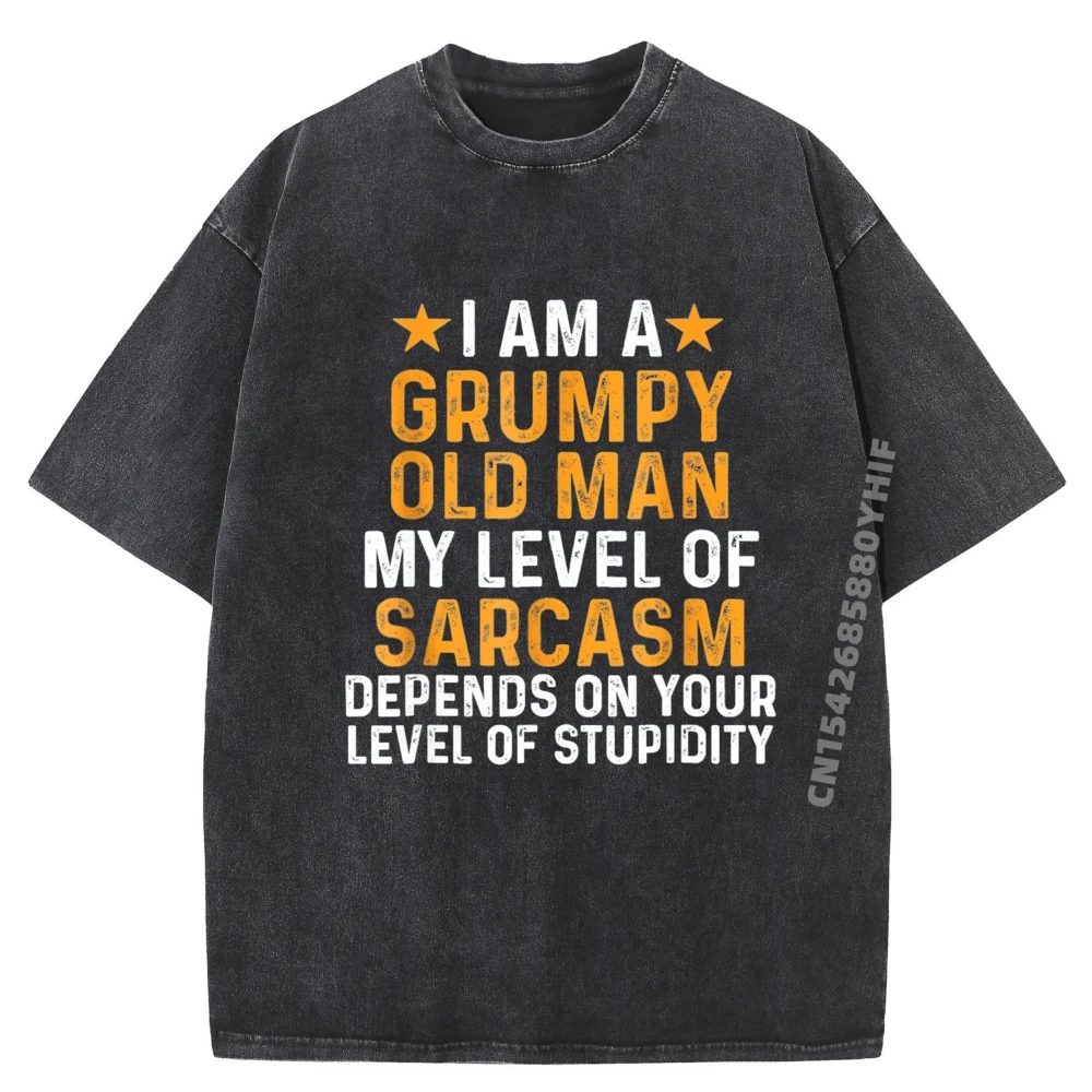 

Depends On Your Funny Shirts Men Fashionable And Trendy Printed Tshirt Female Graphic Tees Mens Leisure Washed Tops