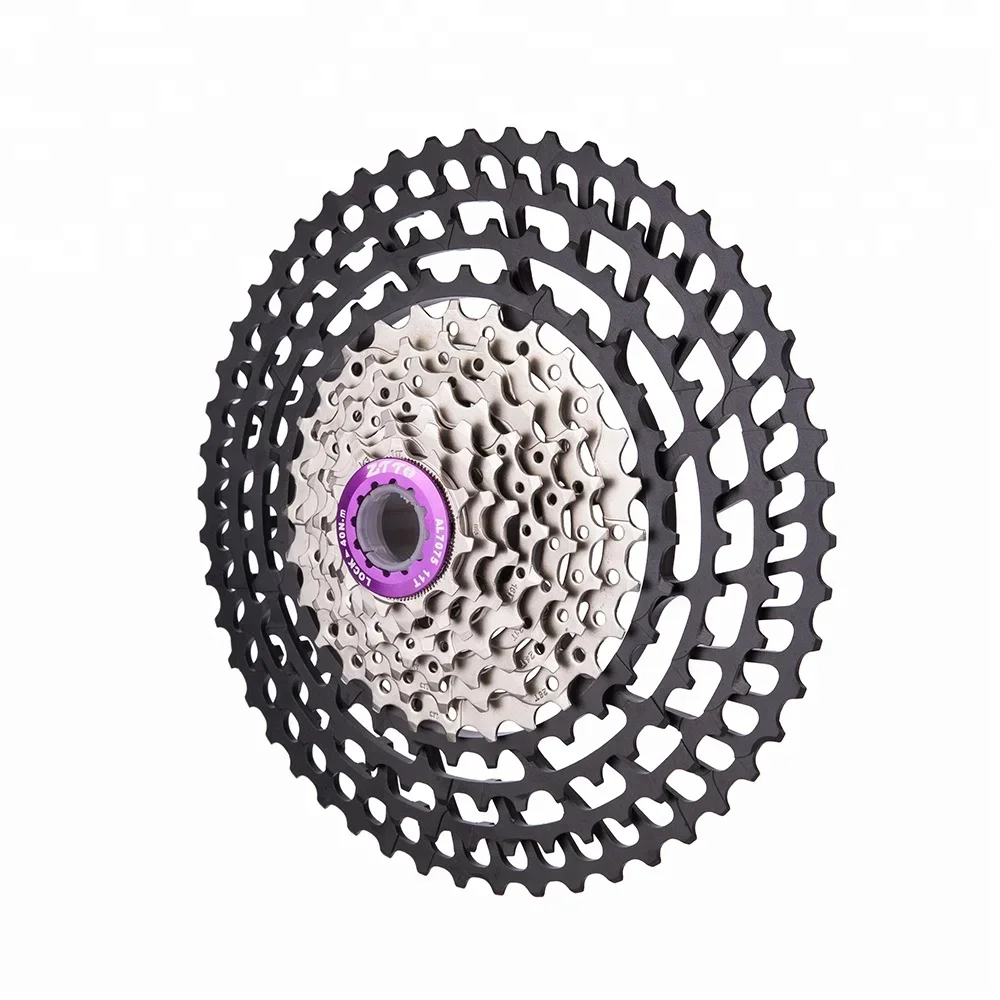 MTB Bicycle Parts 11 Speed Cassette Freewheel 11-50T SLR Ultra Light Bicycle Tower Wheel Hollow Aluminum Alloy Flywheel