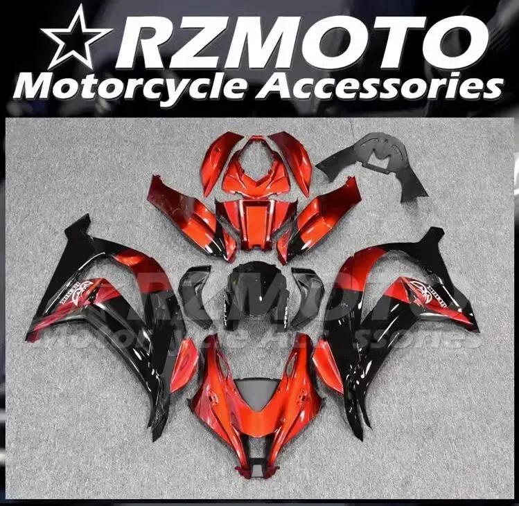 

4Gifts New ABS Full Fairings Kit Fit For KAWASAKI ZX-10R ZX10R 2016 2017 2018 2019 16 17 18 19 Bodywork Set Custom Red