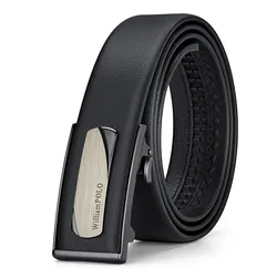 Men's genuine leather business belt, fashionable automatic buckle belt, high-end personalized belt