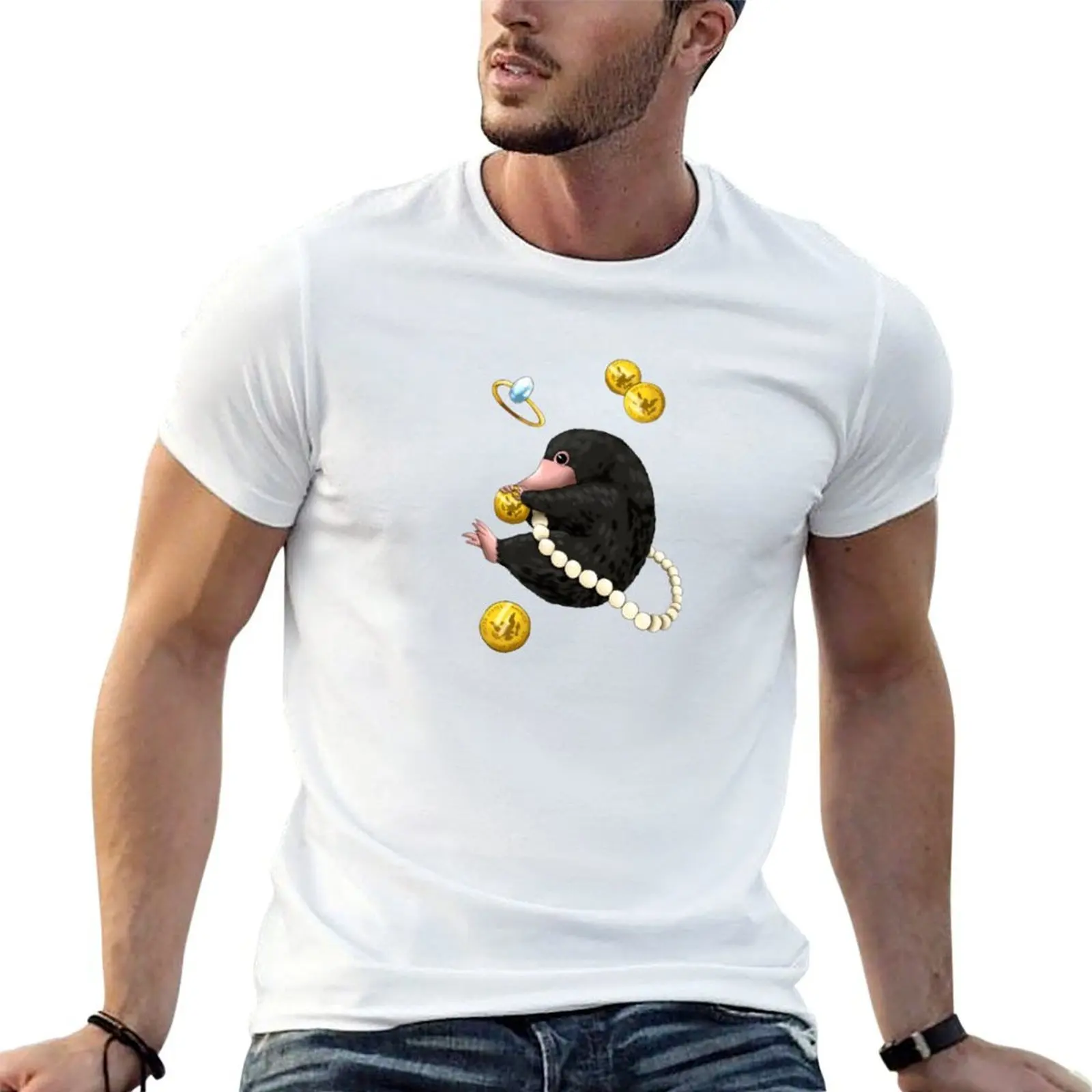 

Cute Huf Badger T-Shirt man t shirts high quality luxury brand t shirts for man cotton funny T-Shirt