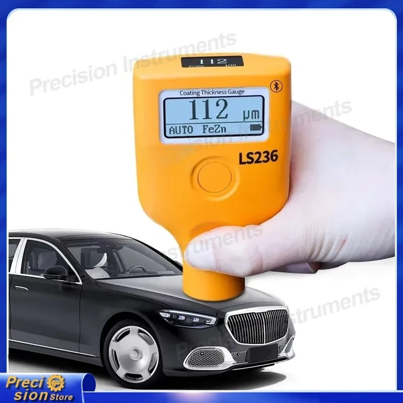 For LS236 Dual Display Car Paint Thickness Gauge Auto Body Coating Tester Zinc Plating Meter Cold Resistant Automotive