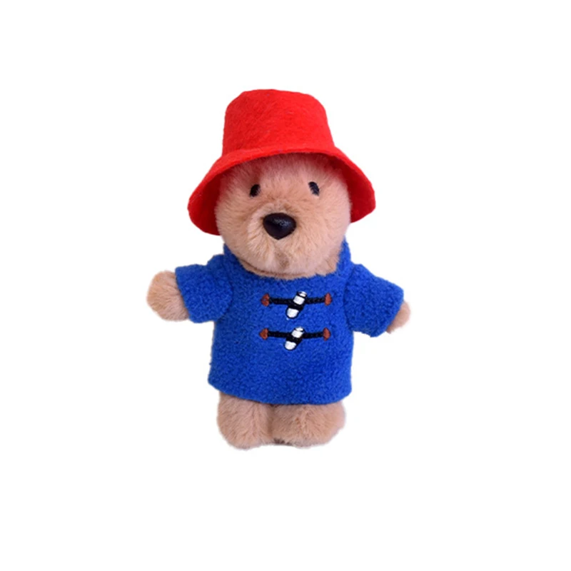 Kawaii الدب الصغير المفاتيح أفخم محشوة دمية سيارة حقيبة مفاتيح قلادة حلقة رئيسية النساء الرجال هدايا عيد الميلاد #5