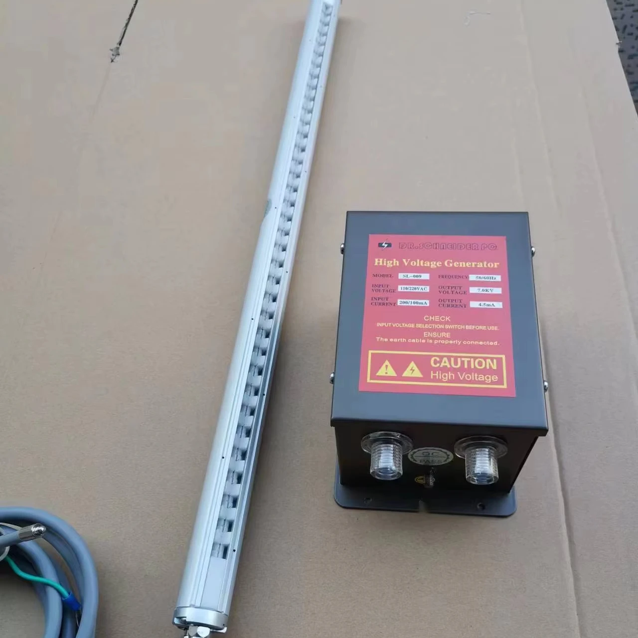 شريط مزيل ثابت جهاز شريط مضاد للكهرباء الساكنة للقضاء على شريط المؤين للتحكم الساكن