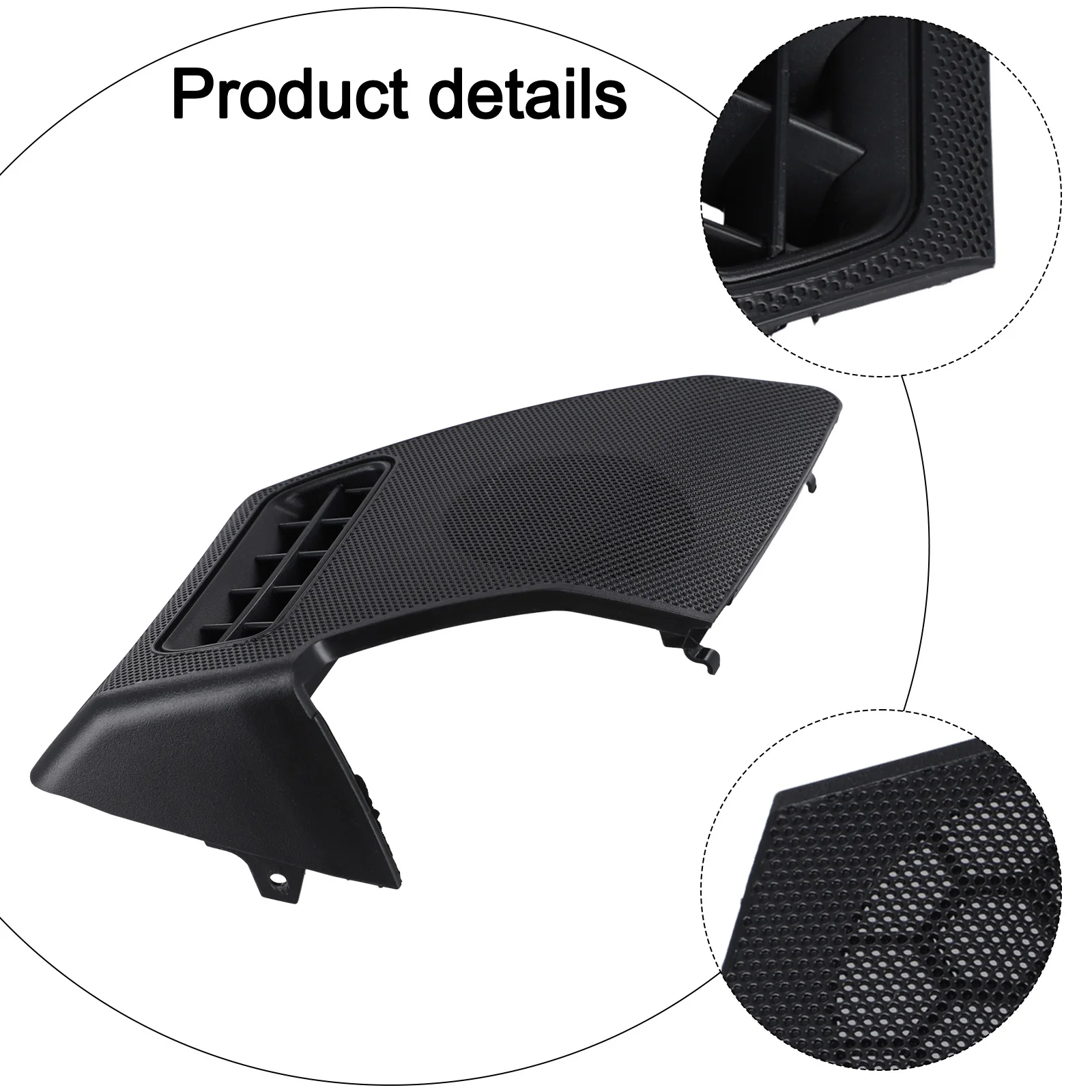 Black Vent Trim Car Dashboard Trim Cover Interior Moulding Protects Internal Components Direct Replacement Part