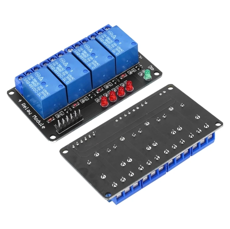 Modulo relè a 4 canali Scheda interruttori relè a 4 Modulo relè facile da integrare per progetti elettronici automazione