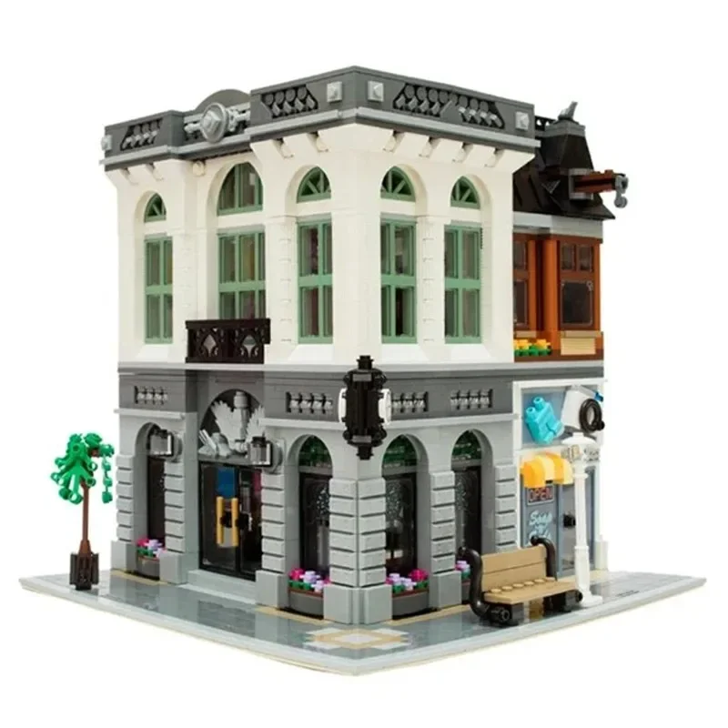 2380pcs 10251 Brick Kit Bank Bouwsteen Model Speelgoed Assemblage Baksteen Speelgoed Kinderen Volwassenen Verjaardag Kerstcadeaus Compatibel met