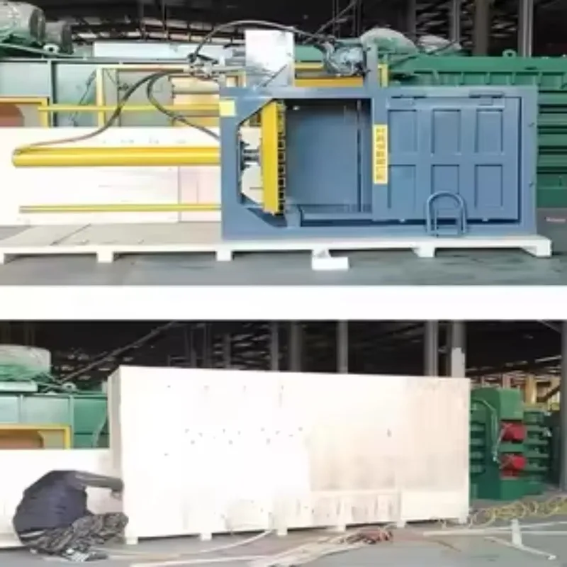 High Quality Hydraulic Baler Vertical Hydraulic Coconut Fiber Baler Machine Scrap Metal Packing Compressing Machine Manufacturer
