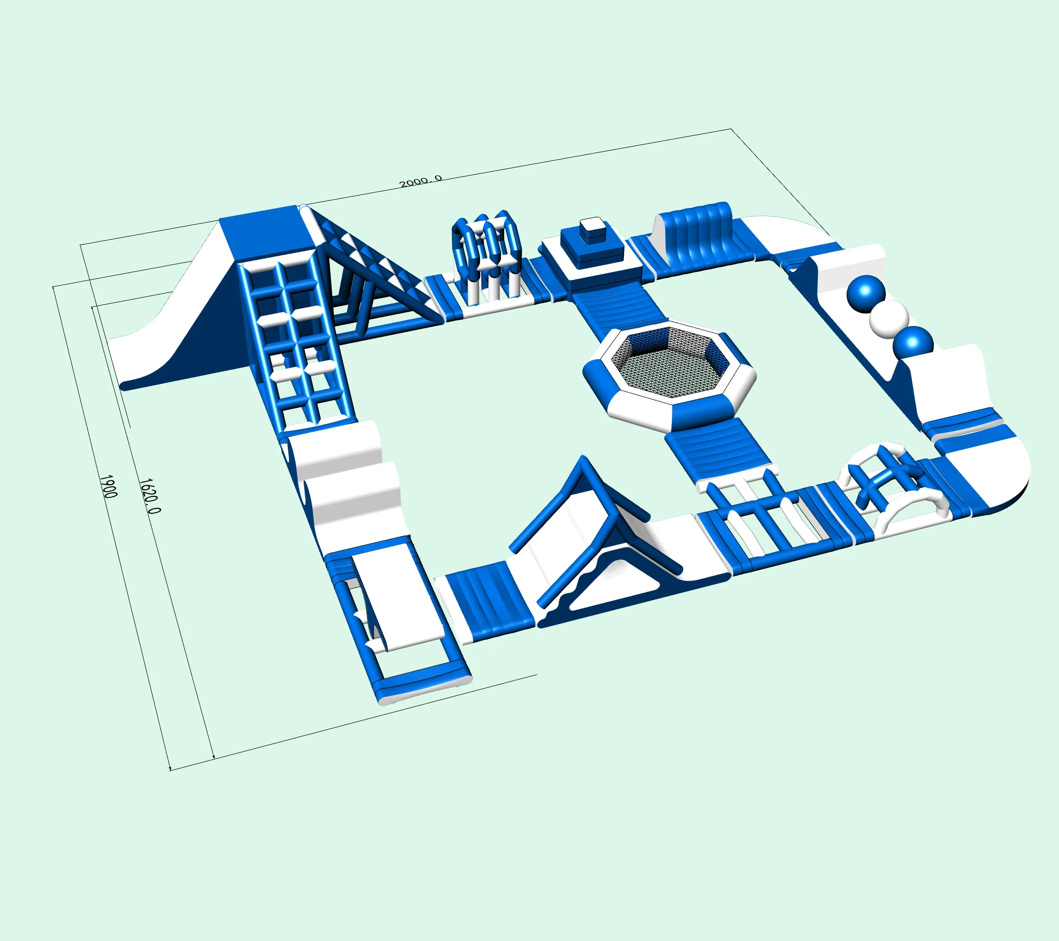 Factory Price Inflatable Floating Water Park Equipment Amusing Inflatable Water Park for Entertainmentpromote sales