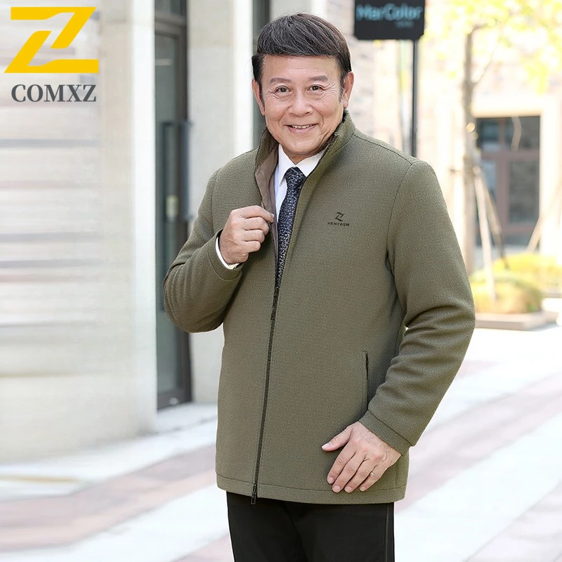 

Men Jacket Light Luxury Premium Golf Work Office Formal Business Coat Outdoor Windbreaker Travel Slim Fit Casual Autumn Coats