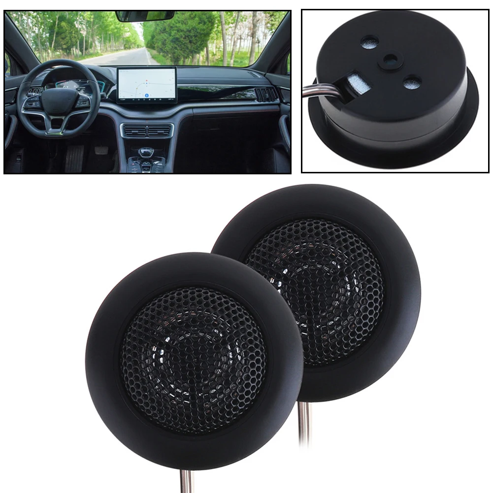 2 uds 120W Tweeter de cúpula altavoces de coche altavoz de sonido automático Subwoofer Tweeter de coche accesorios de modificación de Audio