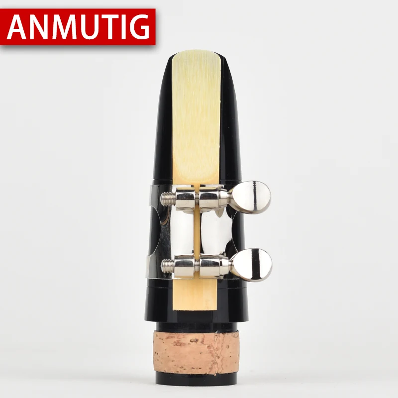 ANMUTIG Bb Clarinet Mouthpiece, Hard Rubber Material Accessories