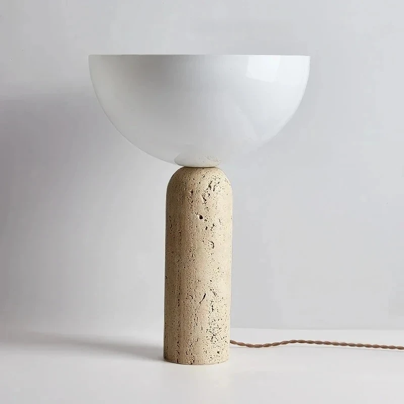 Light Luxury Stone Floor  Lamp For Living Room Glass Designer Bedroom Bedside Lamp Including Light Bulbs E14