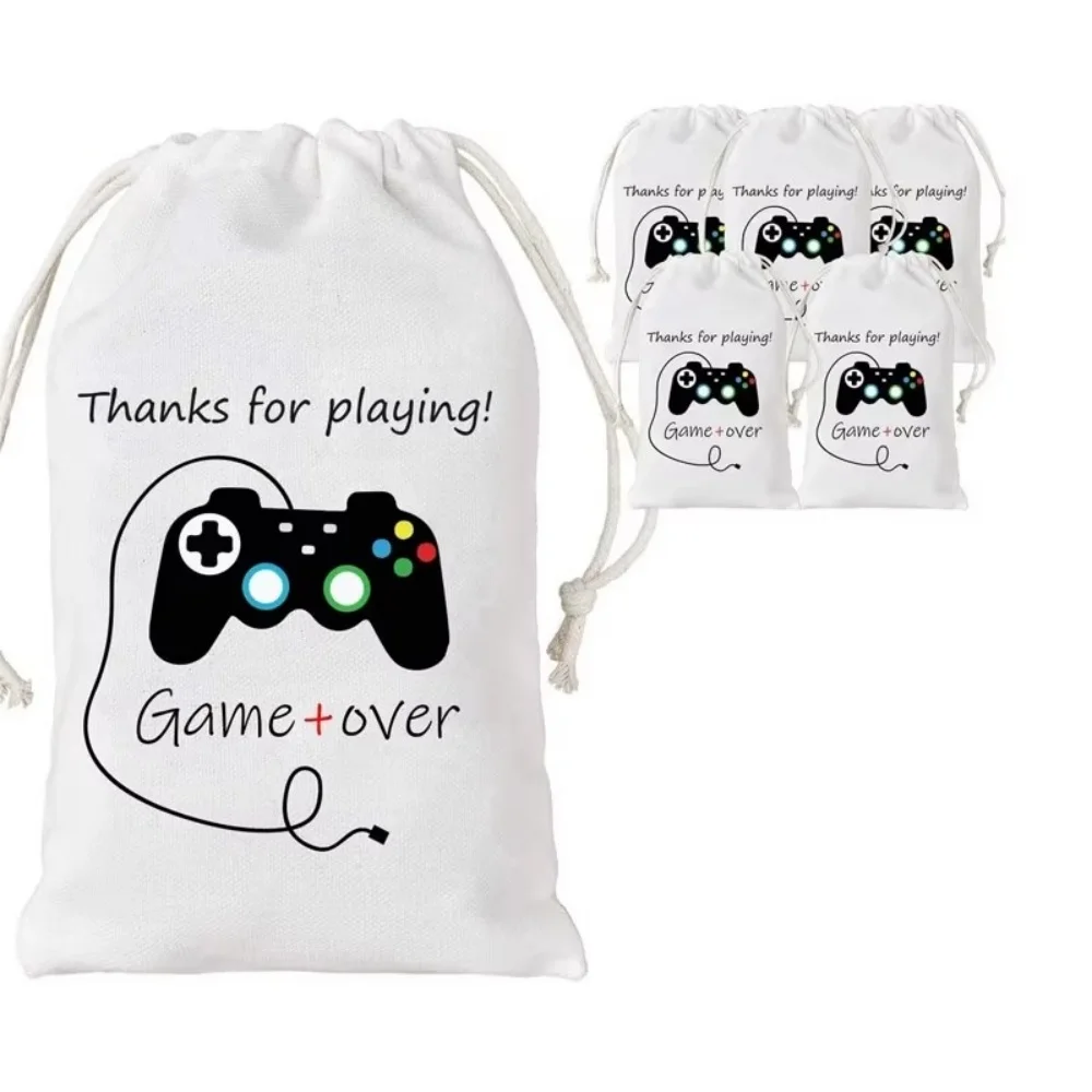 20 game over thank you Treat gift Bags Video Game boys weekend son Gamer friend family Gaming Birthday Party decoration favor