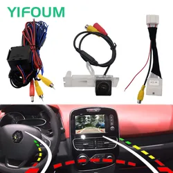 For Renault Clio 4 IV MK3 MK4 2012-2018 Fisheye Dynamic Trajectory HD Car Rear View Backup Camera for Original Factory Screen