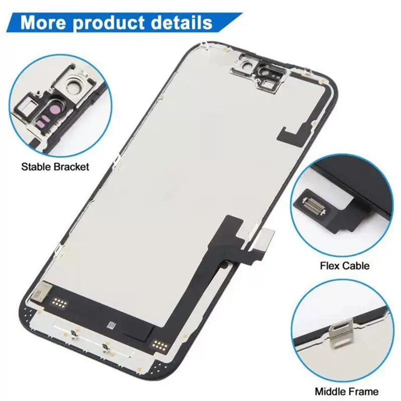 FULL-Replacement LCD Screen Kit For 16 True Tone 3D Touch Display Assembly Repair Part