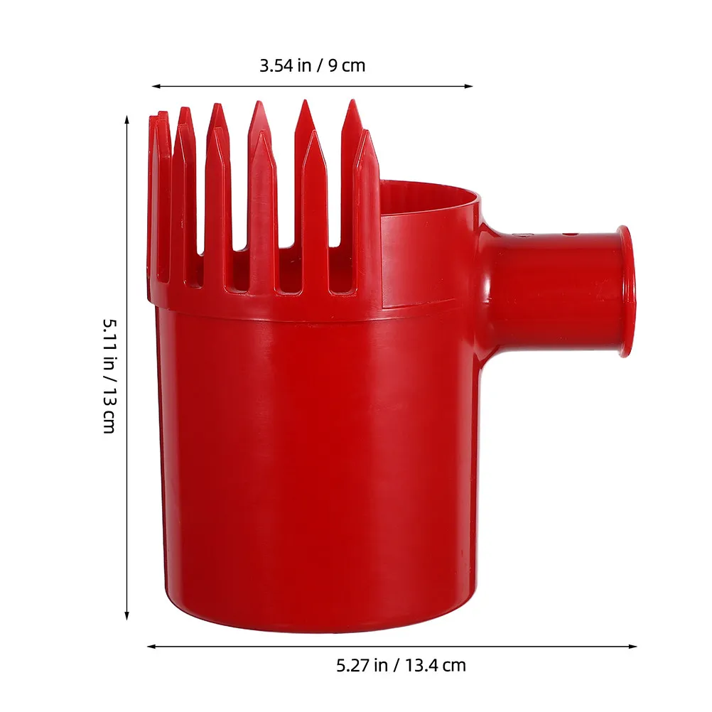 Red Plastic Berry Picker Scoop Lightweight Fruit Picking Tool Efficient Blueberry Harvester Garden Use Blueberry Picking