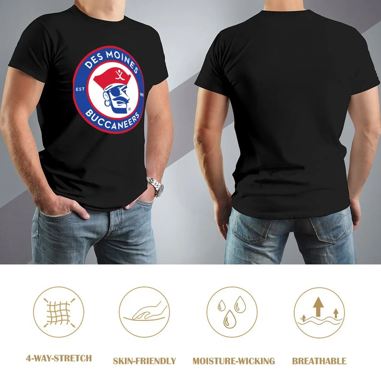 Camiseta Des Moines Buccaneers