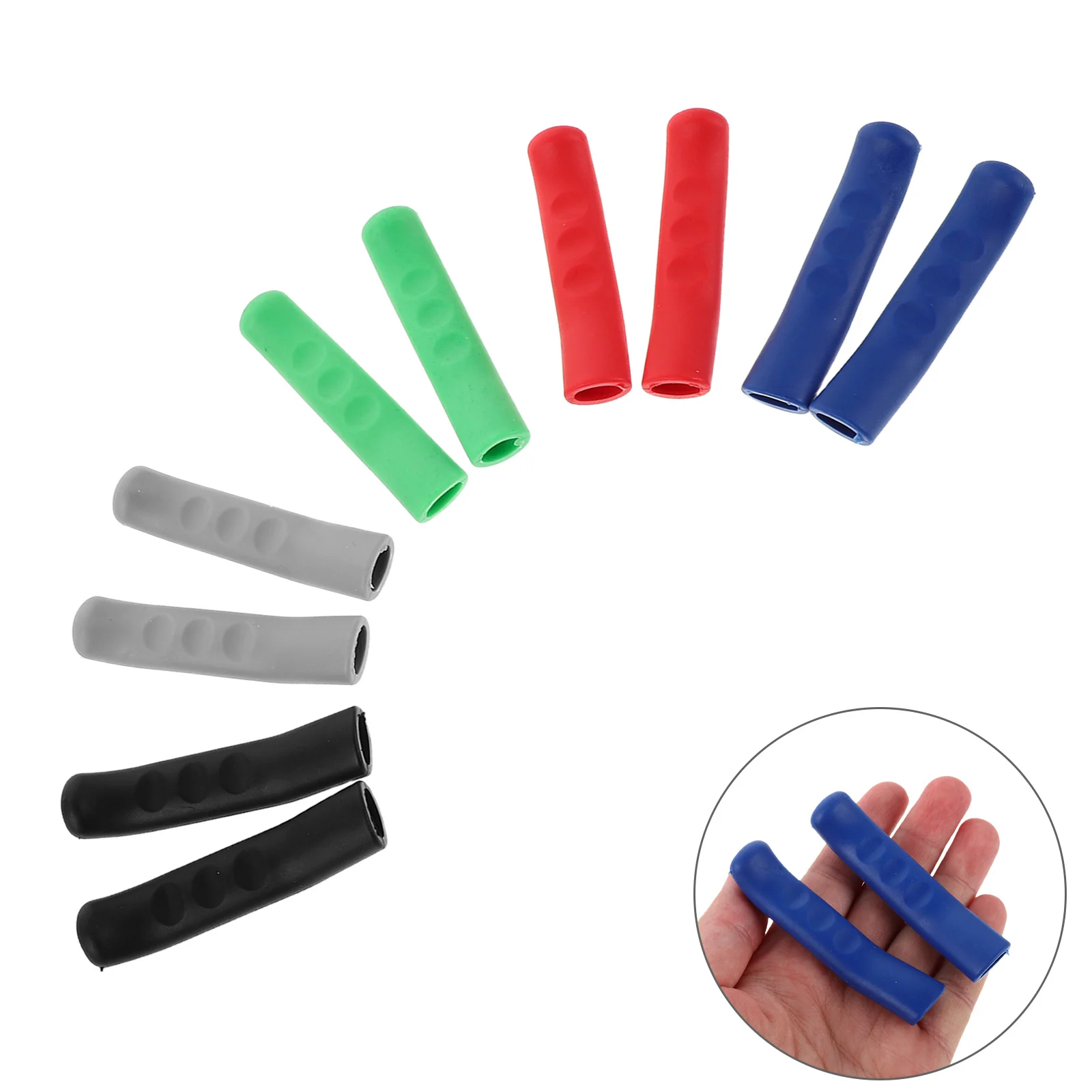 

5Pairs Silicone Brake Lever Covers Anti-Slip Protective Grip for Mountain Road Folding Bike Cycling Brake Handle Sleeve