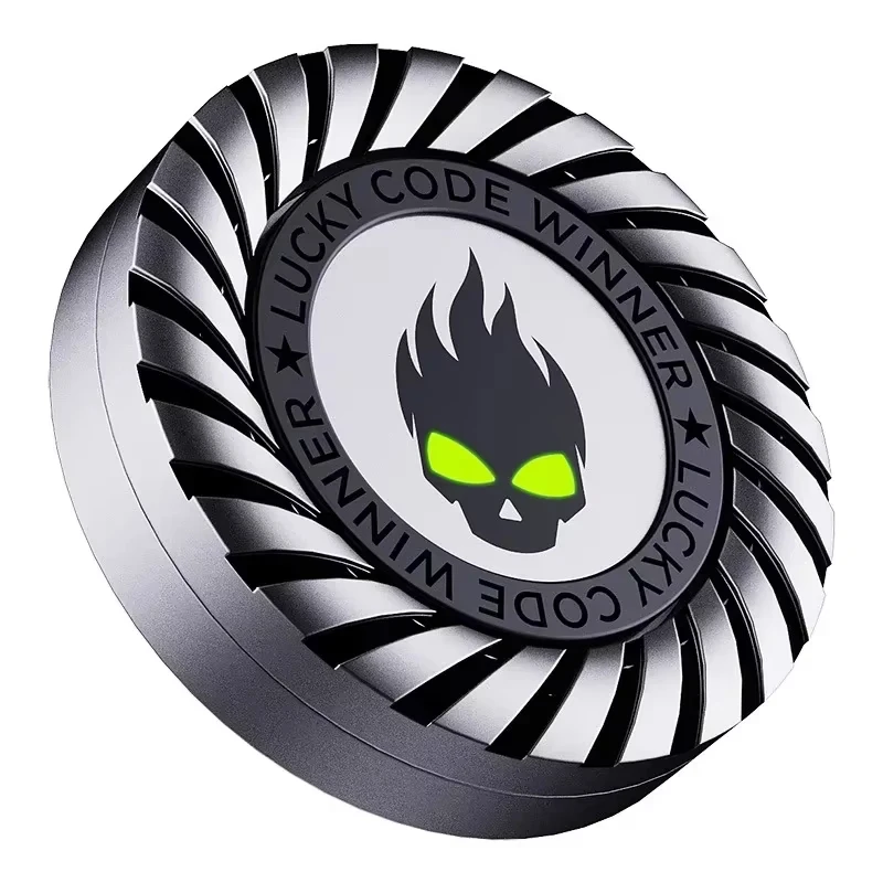 Pièce de monnaie magnétique Fidget Spinner Clicker 3 en 1, jouet anti-Stress, antistresse haptique, Mini Fidget créatif lumineux, meilleur sensoriel