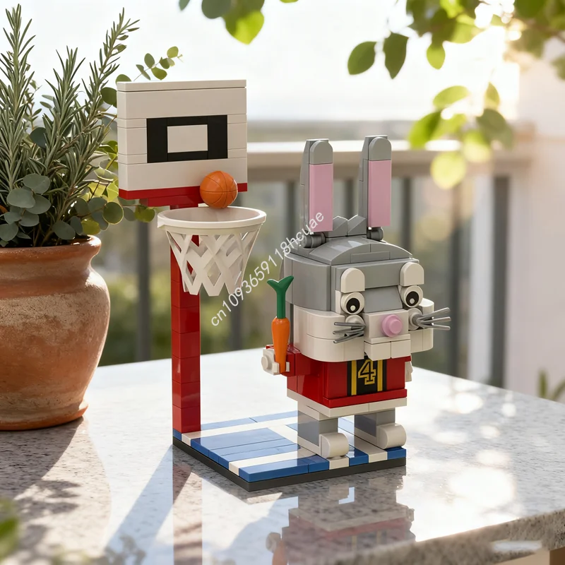 175 قطعة MOC البق الأرنب الرياضة طبعة Brickheadzed نموذج ألعاب مكعبات البناء العمارة لتقوم بها بنفسك فكرة الطوب هدية الكريسماس للأطفال #1