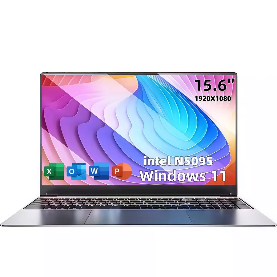 15.6" intel N5095 gaming laptops portable notebook computer pc 8G/16GB DDR4 512G/1TB IPS Windows11 Backlit Keyboard deals