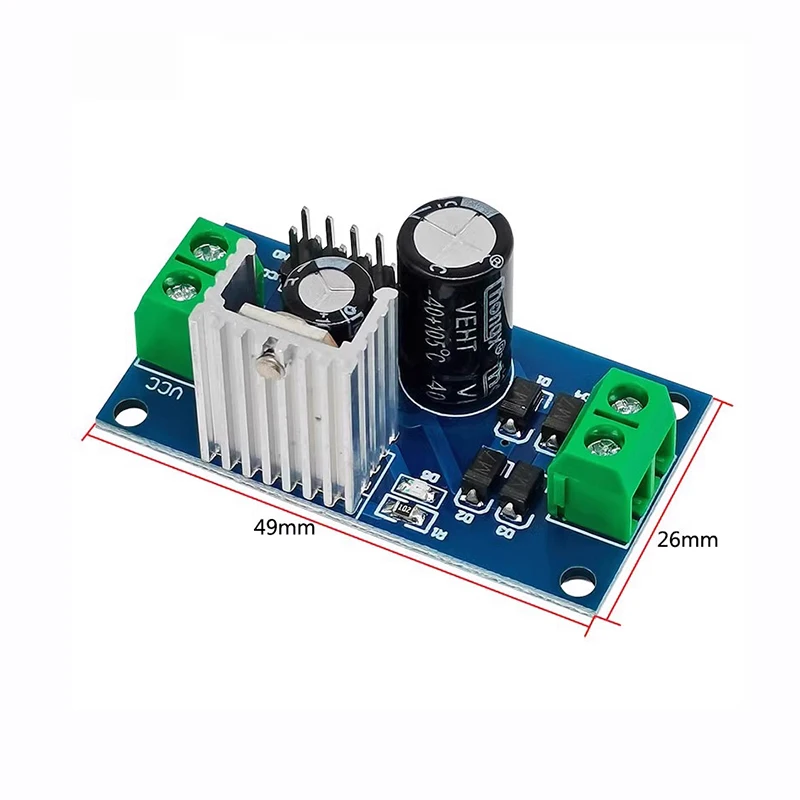 LM7805 LM7806 LM7809 LM7812 Mini AC/DC To DC Three Terminal Voltage Regulator Power Supply Module DC 5V 6V 9V 12V Output