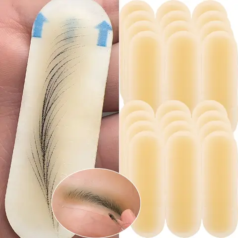 2-10pcs Silicone Tattoo Training Tools Eyebrow Skin Sticker Tattoo Eyebrow Protection Transfer Real Operation Practice Padding