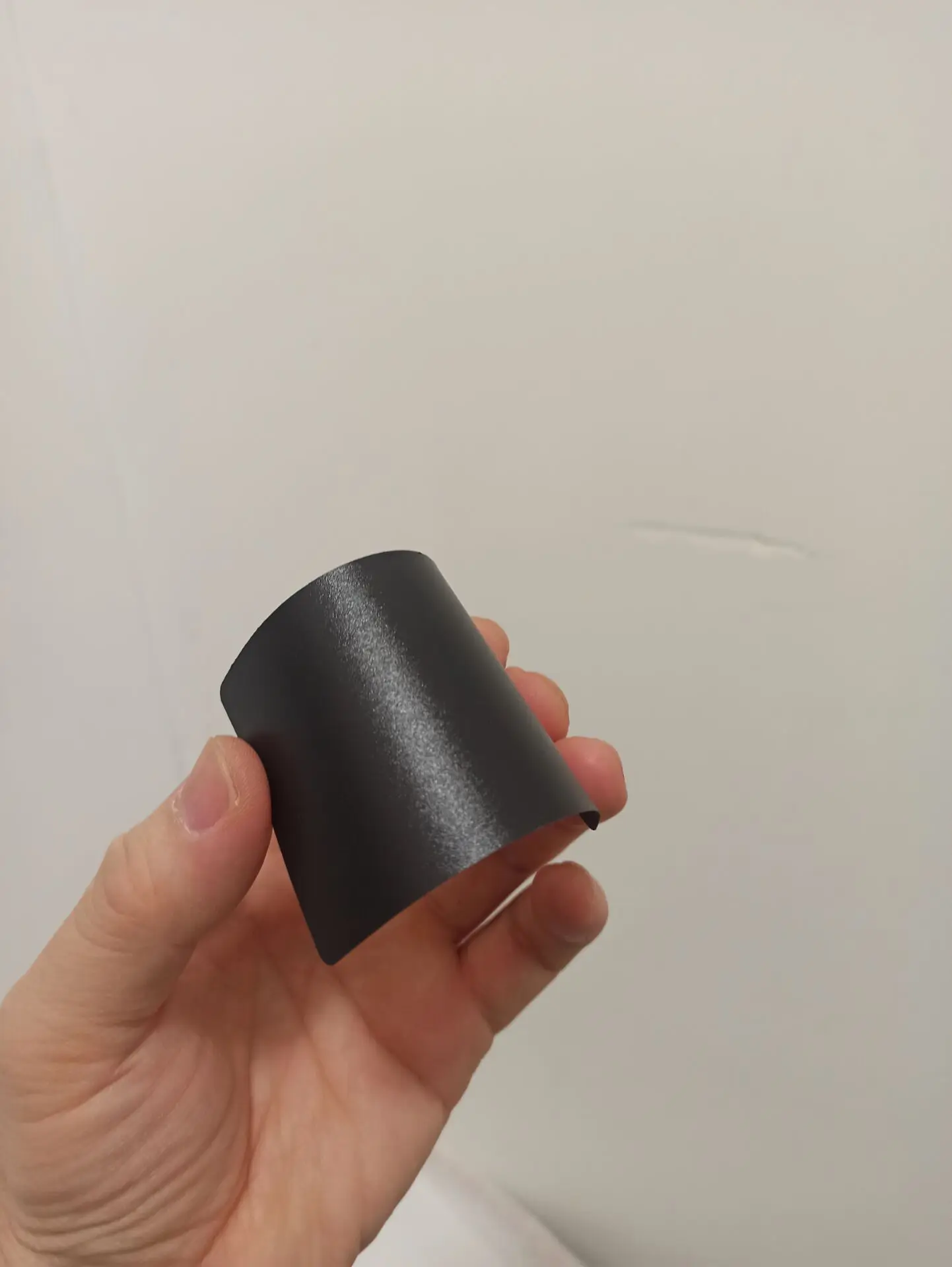 Black Matte Finish PVC Acetate Plastic Business Cards Thickness 0.3mm Good For Co2 Laser Engraving