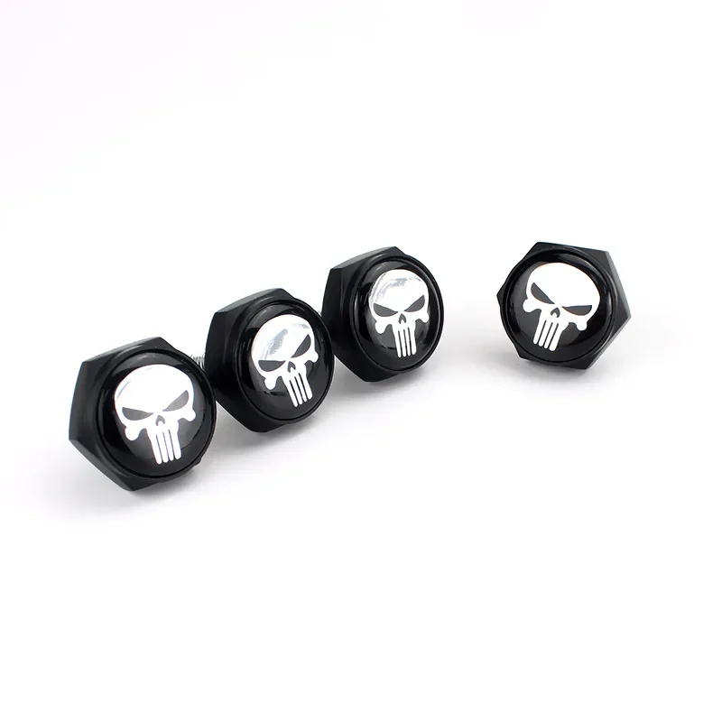 

Personalized aluminum alloy car and motorcycle license plate screws fixed seal buckle car logo license plate screws carbon fiber