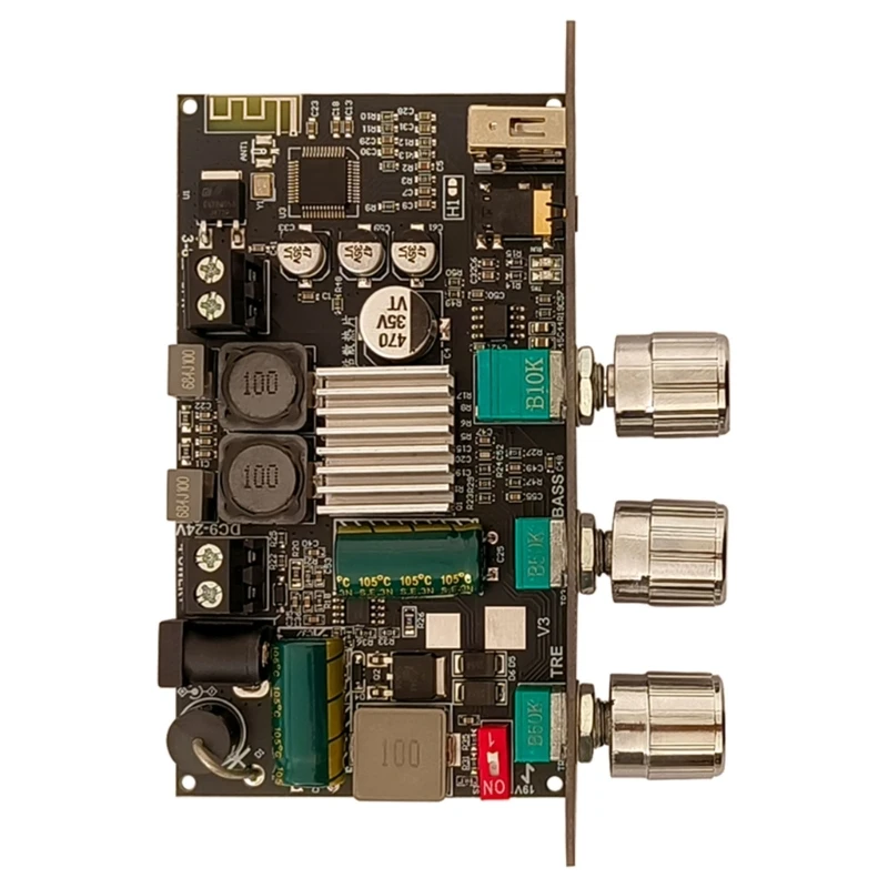 Bluetooth-compatible Sound Amplifier Module Single Channel Amplifier 100W Power Output 2 pc