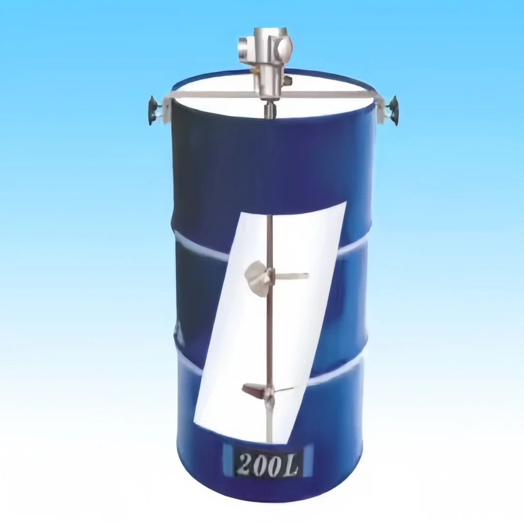 Mélangeur/déverseur pneumatique de 50 gallons, type horizontal, lames en acier inoxydable, vitesse de mélange réglable librement