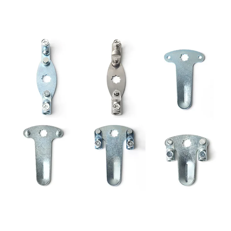 MS888-887-818 Lock Tongue Upper Lower Link Plates Two Point Lock Plates T-type Plates Three Point Steel Bolt Lock Rod Connection