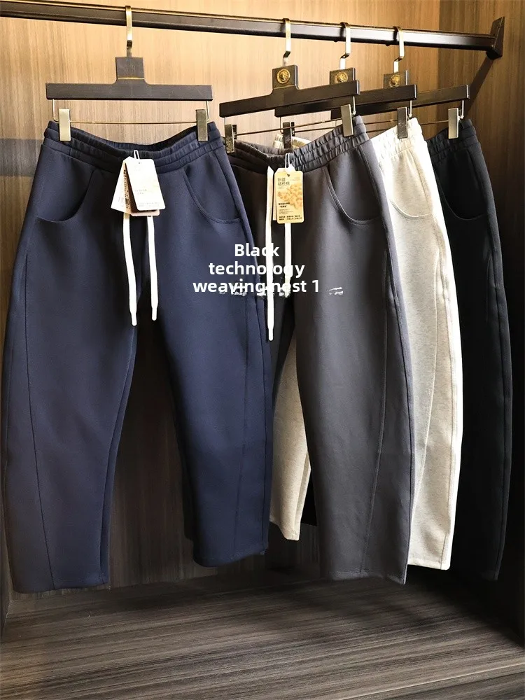 

High Street Sli мужские прямые повседневные брюки осень Faion Urban Sle с эластичной резинкой на талии из смеси хлопка и полиэстера дышащие...