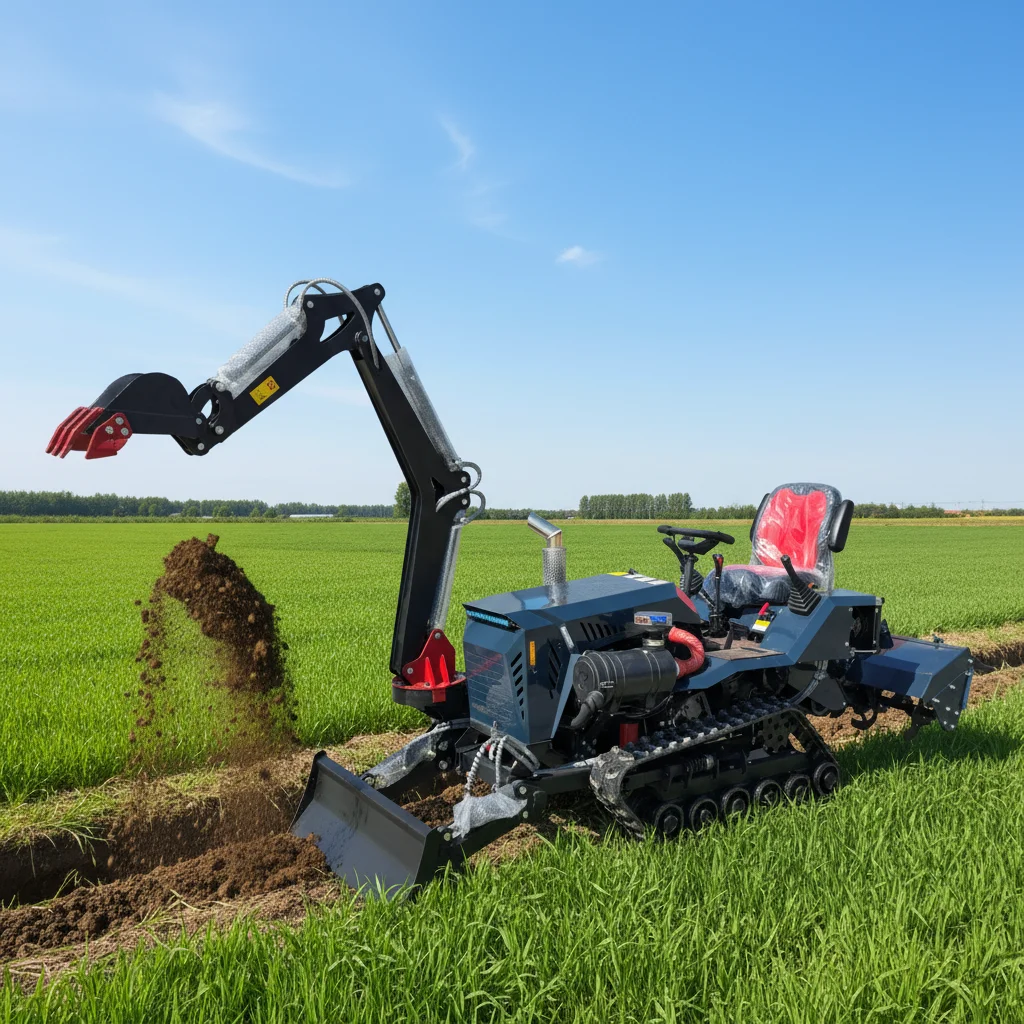 

Customize 2026 New Design Diesel Crawler Tractor Easy Operation For Farm Land Working