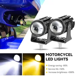 New Motorcycle Led Headlight 12V 24V High Bright Led Lights Lamp for Motorbike Moto Led Auxiliary Spotlights