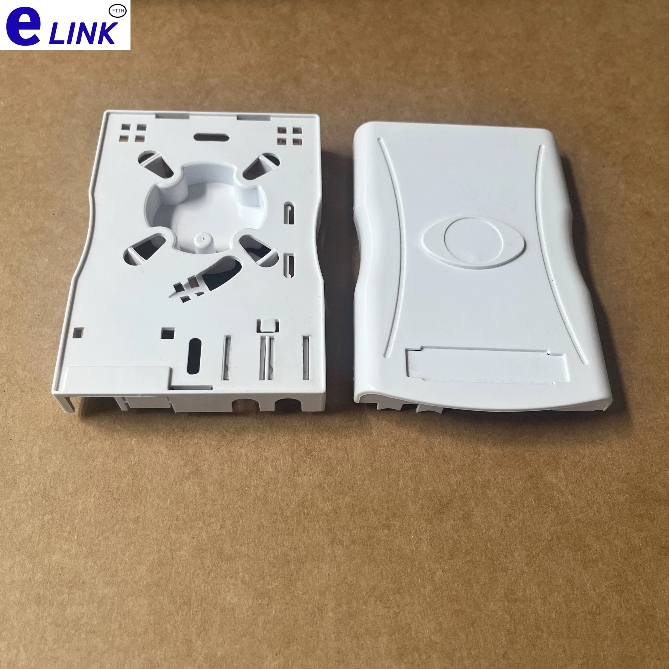 Caja de fibra óptica para panel de escritorio, 10 piezas, 80 tipos, material ABS