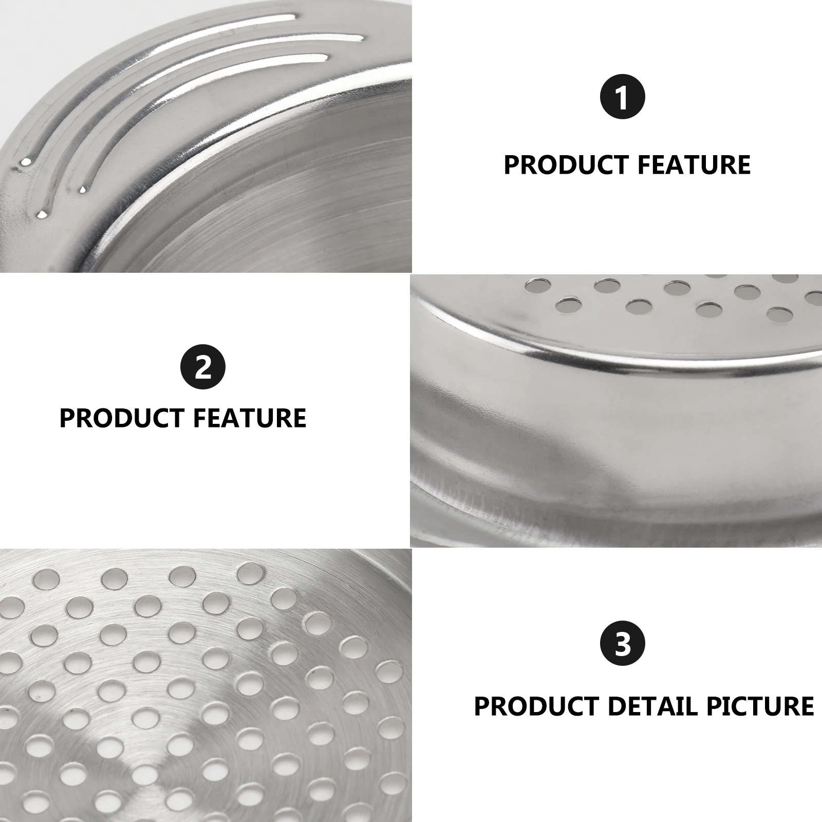 

Stainless Steel Can Strainer 304 Grade Food Colander Water Draining Kitchen Gadget for Tuna Vegetable Canning Saver